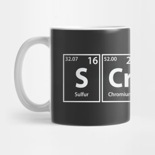 Scribe (S-Cr-I-Be) Periodic Elements Spelling Mug